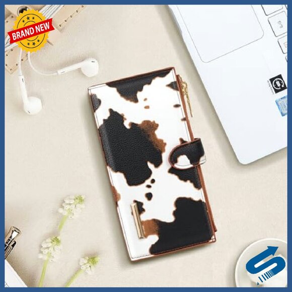 Large Capacity RFID Blocking Bifold Wallet with Zipper Pocket - Picture 7 of 8